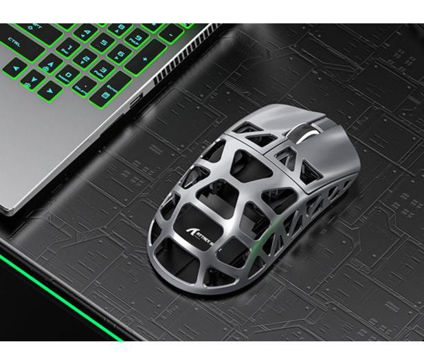 Attack Shark R3 Magnesium Alloy 8kHz/26kDPI PAW3395 srebrna - 1545126 - zdjęcie 3